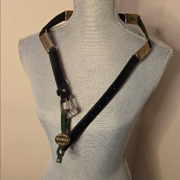 Fossil Leather Belt Vintage 1997